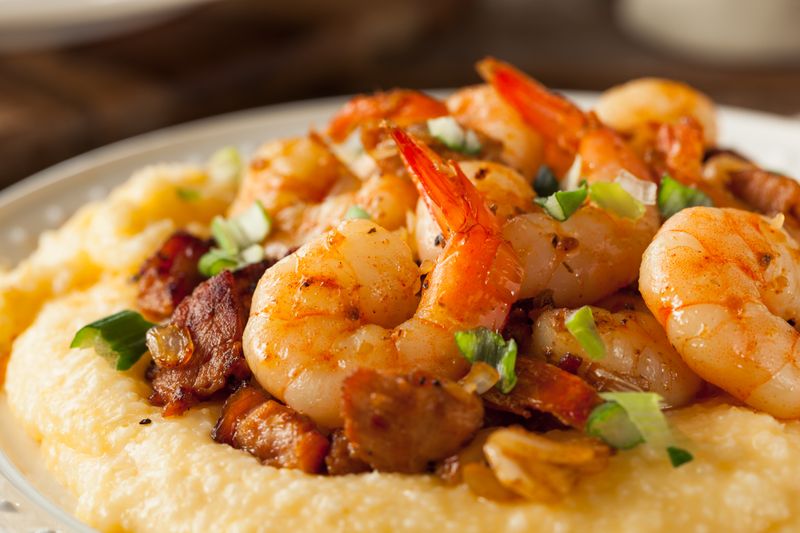 Shrimp and Grits with Smoked Gouda