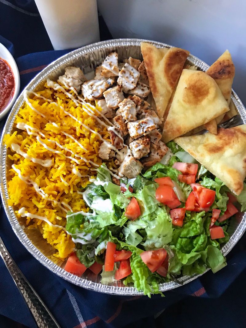 Spicy Halal Cart Chicken and Rice
