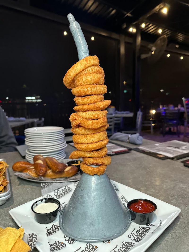 An Onion Ring Tower That Steals The Show