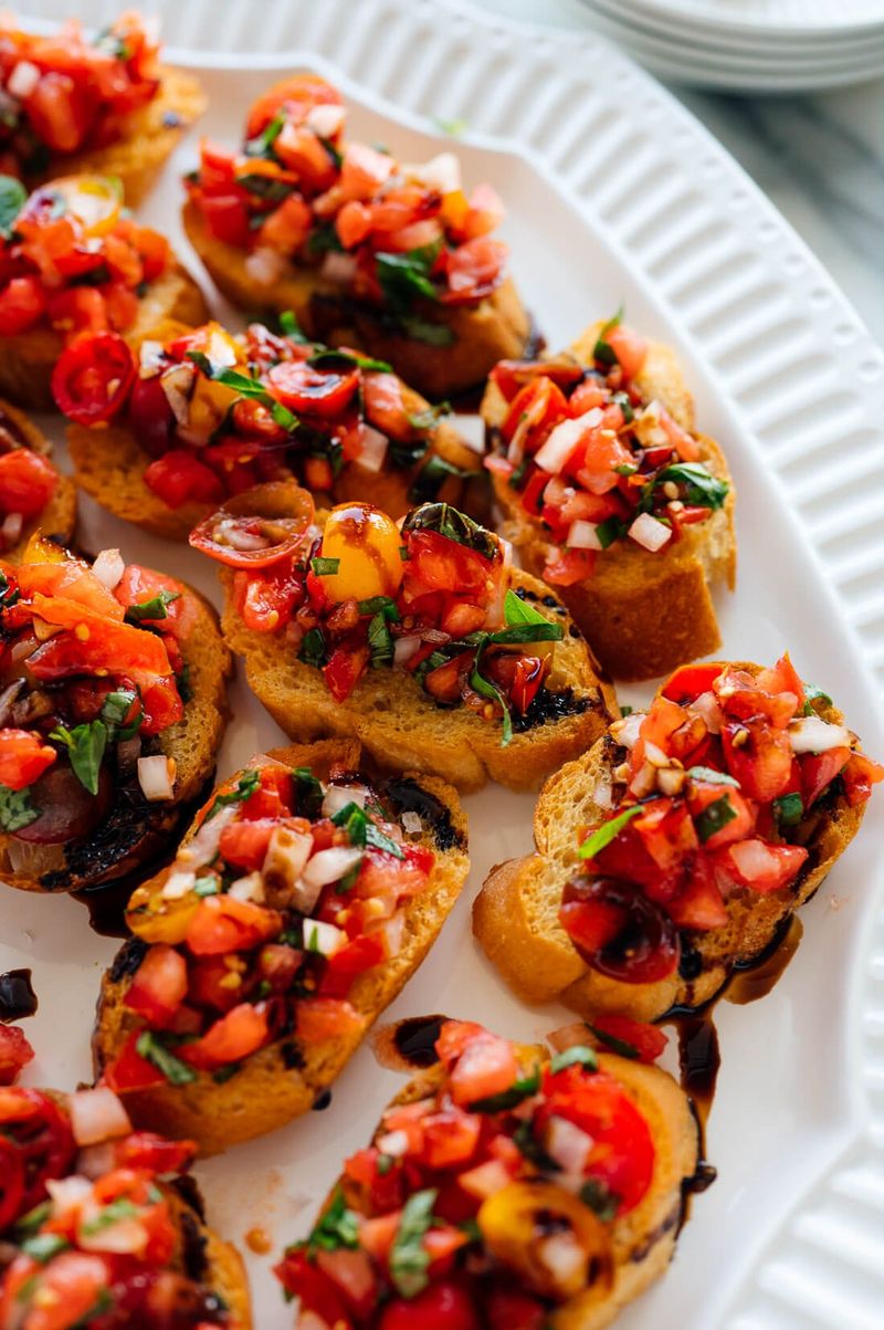 Bruschetta with Heirloom Tomatoes