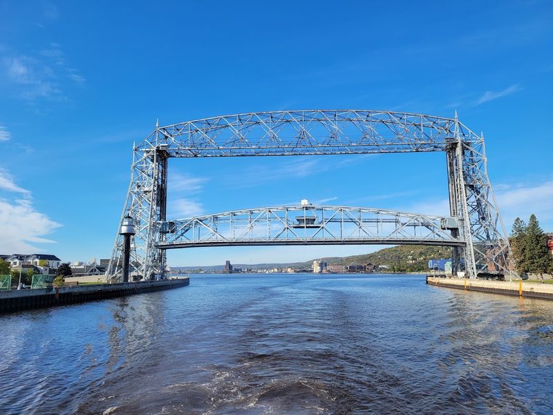 The Iconic Aerial Lift Bridge Up Close