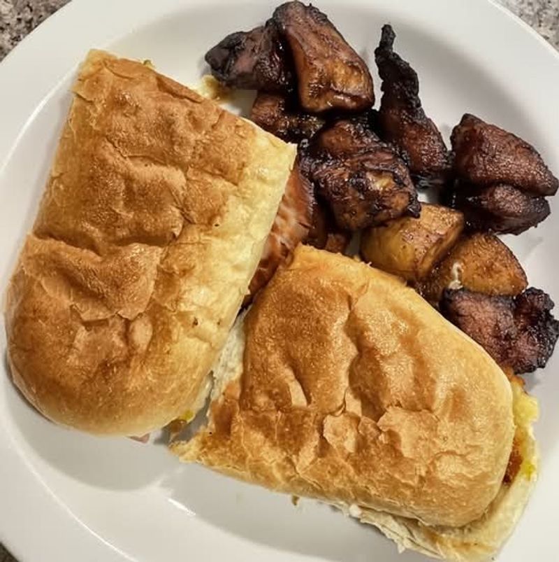 Cuban Sandwich And Plantains Make A Perfect Pair