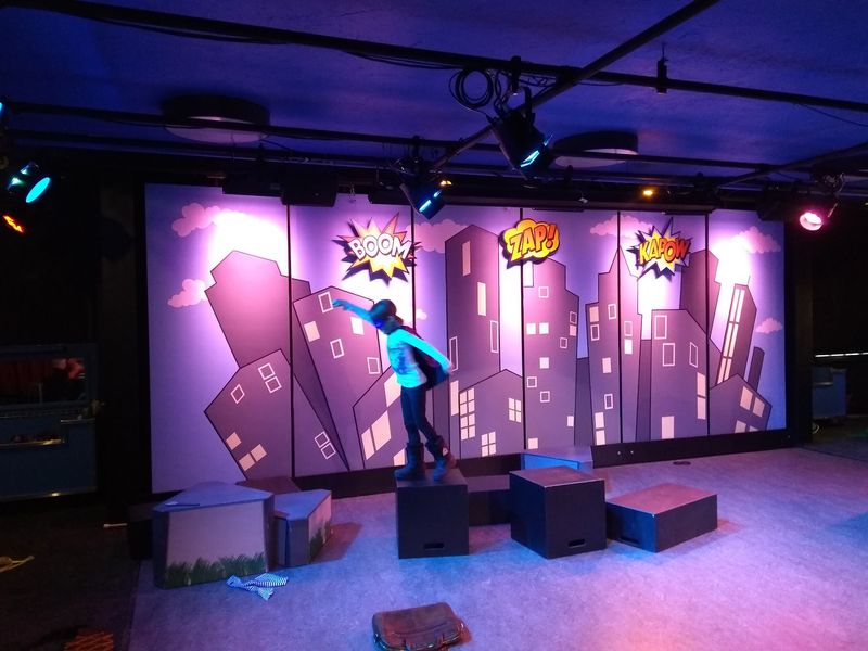 Curtain Up On The Theater And Music Area