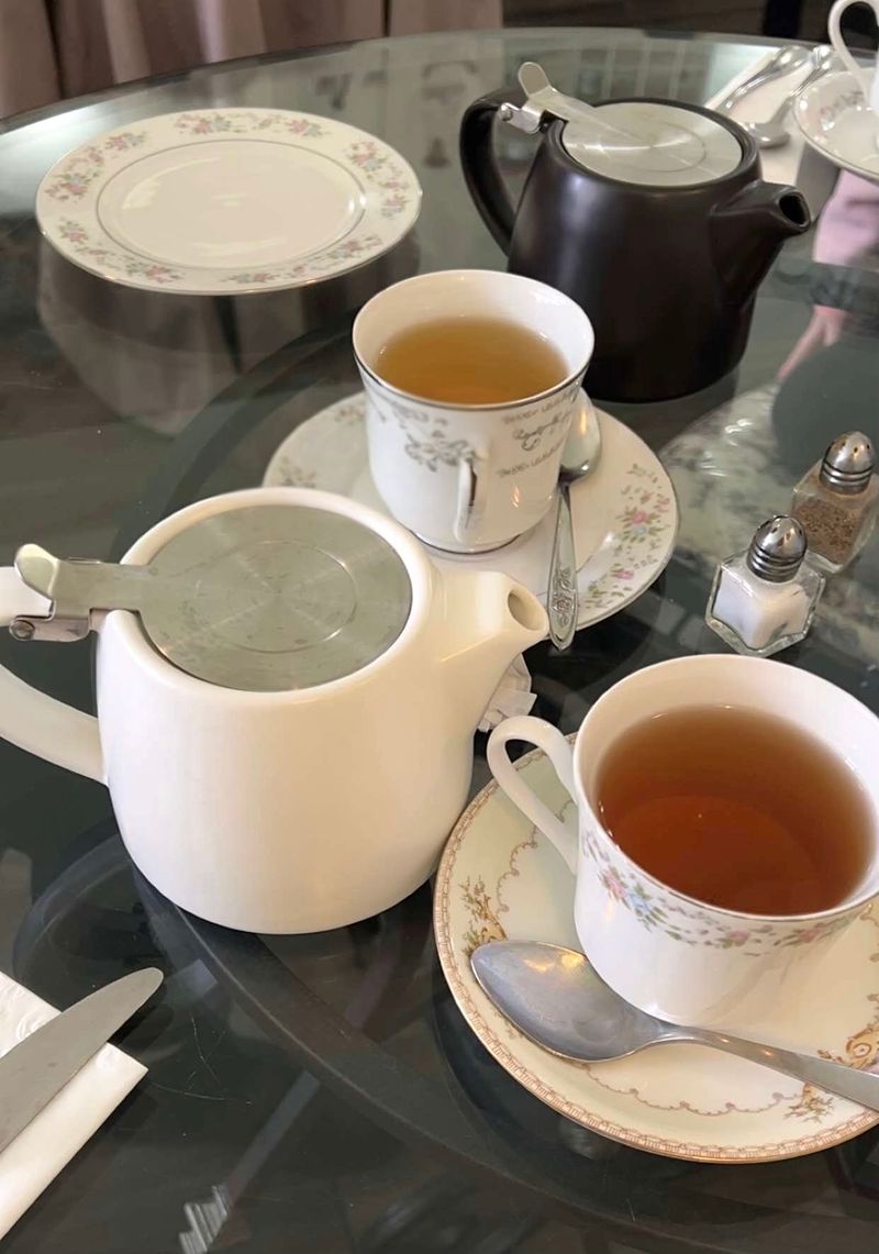 Custom Tea Blends Poured In Porcelain