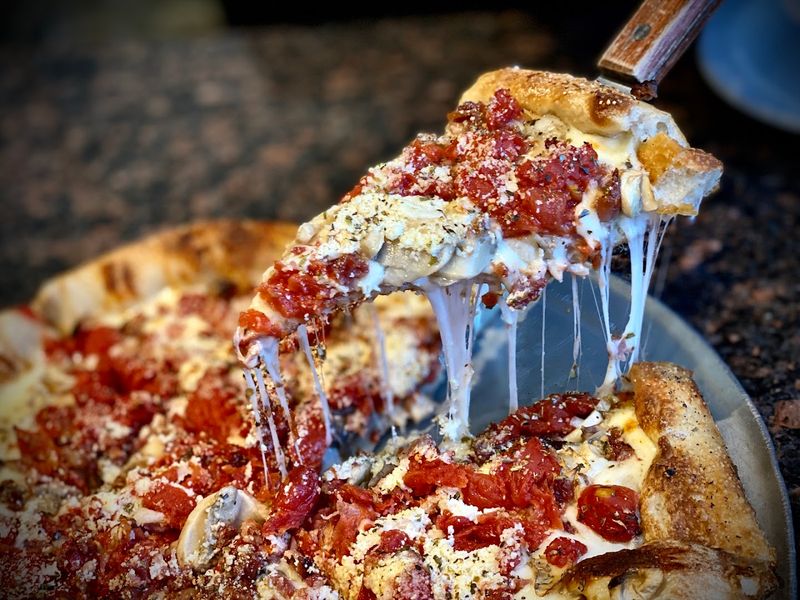 The Pizza Is A Whole Conversation On Its Own