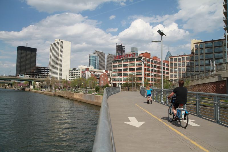 Cycling Is King On This Riverside Corridor