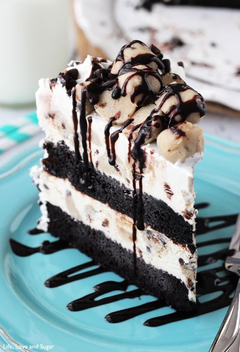 DQ Chocolate Chip Cookie Dough Blizzard Cake: Unbaked Brilliance