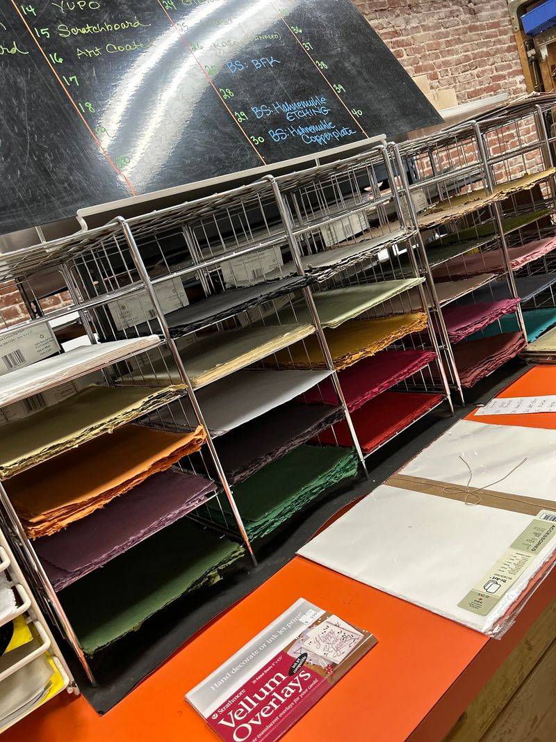 Decorative Papers Add Serious Color To The Shelves