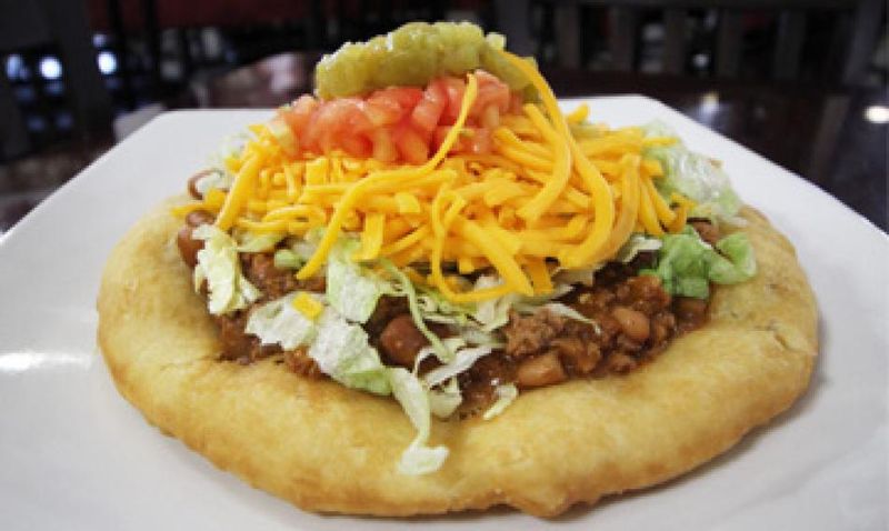 Chili Cheese Fry Bread