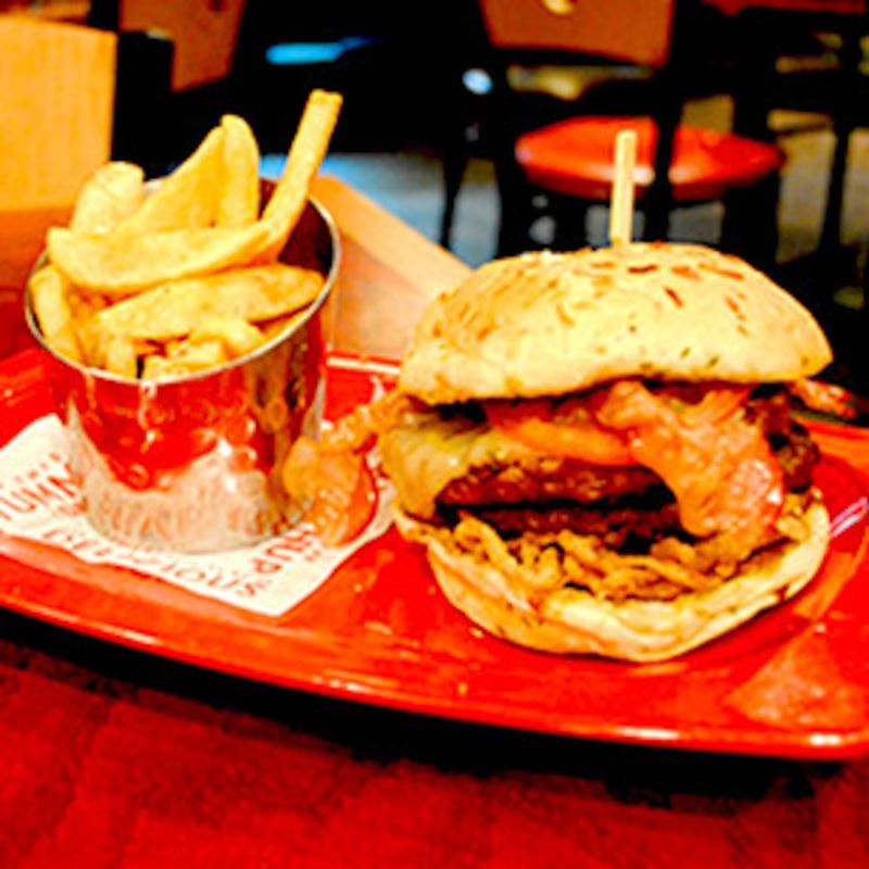Red Robin's Monster Burger
