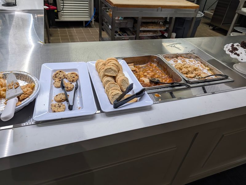 Dessert Bar With Cotton Candy And Bread Pudding Dessert Bar With Cotton Candy And Bread Pudding