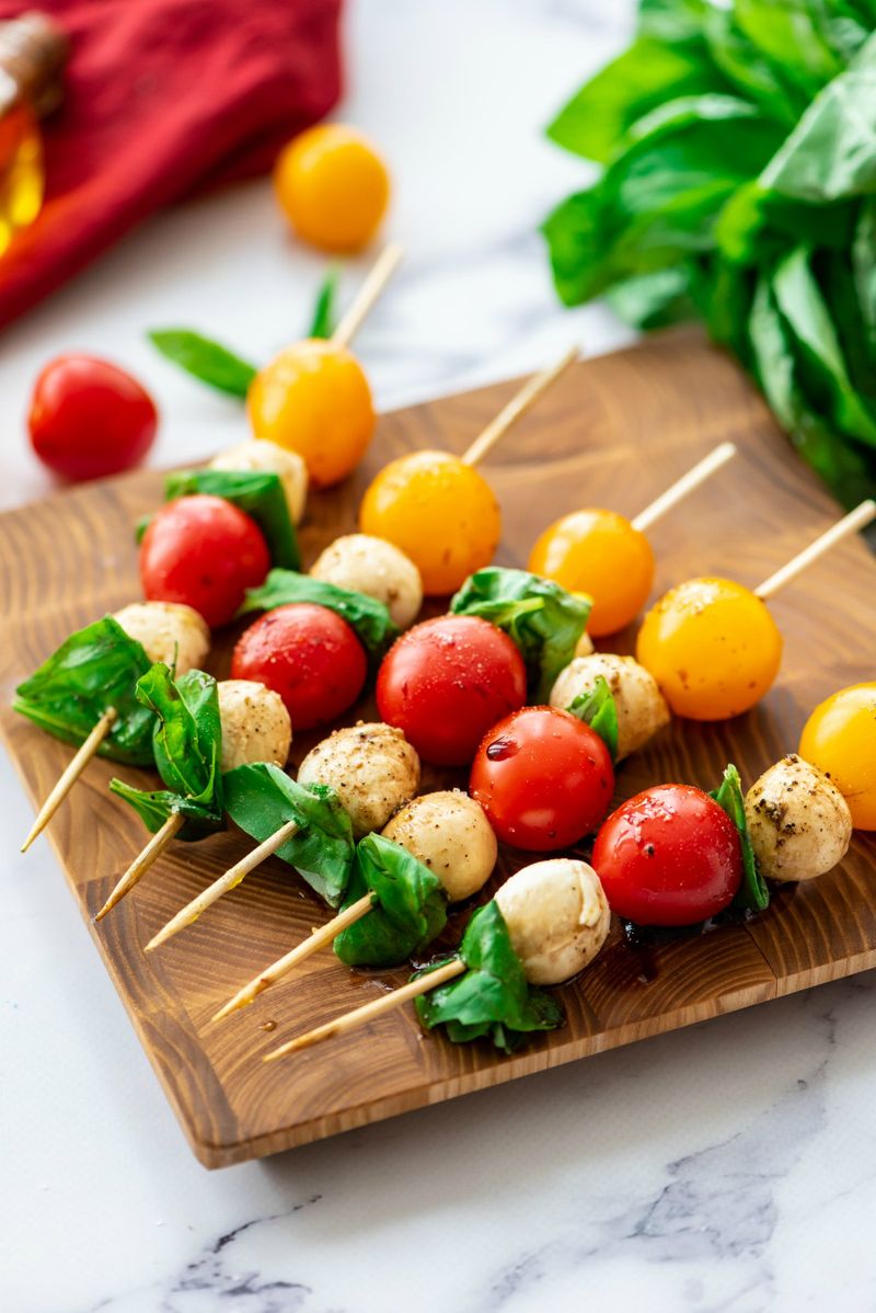 Mini Caprese Skewers