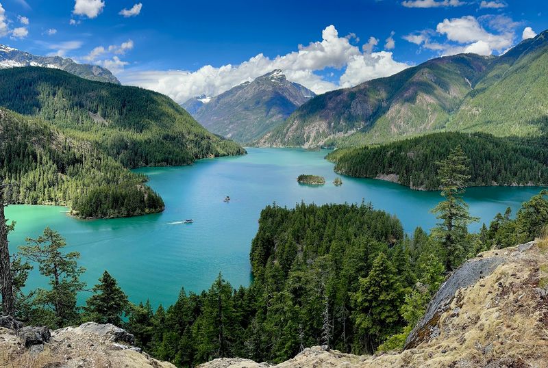 Diablo Lake Overlook, North Cascades National Park, Washington Diablo Lake Overlook, North Cascades National Park, Washington