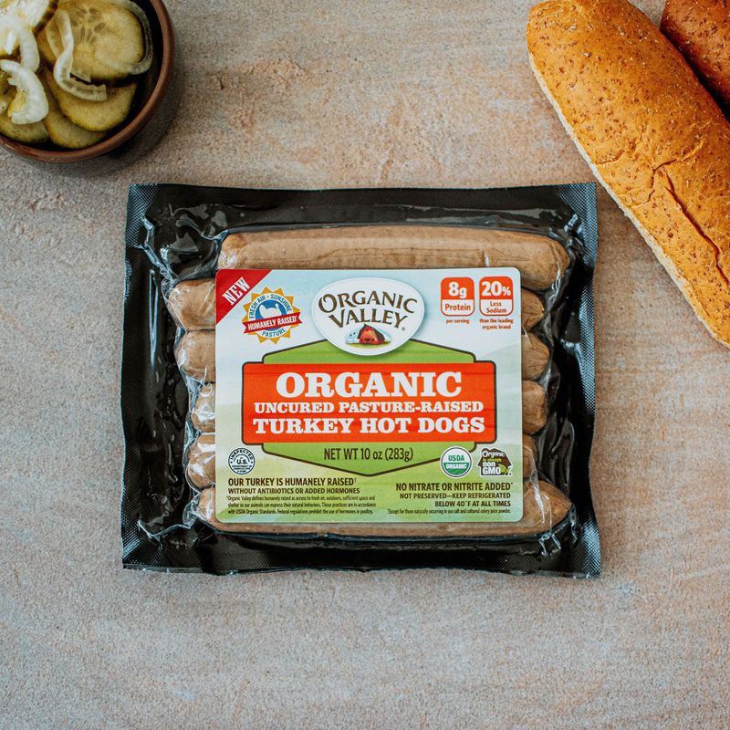 Organic Valley Uncured Pasture-Raised Turkey Hot Dogs