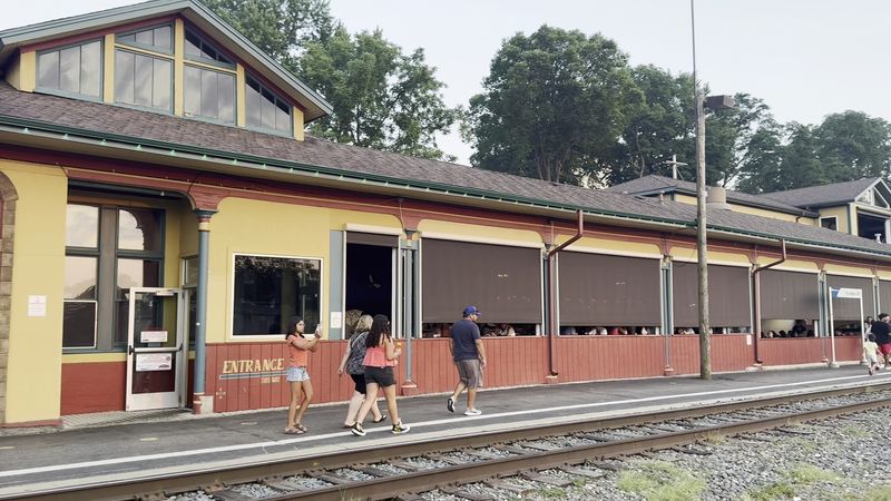 Time Your Arrival With The Passing Trains