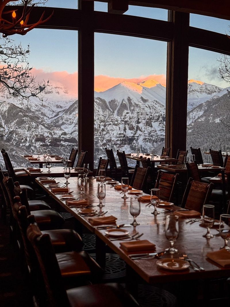Dinner Begins Above Telluride At San Sophia Station