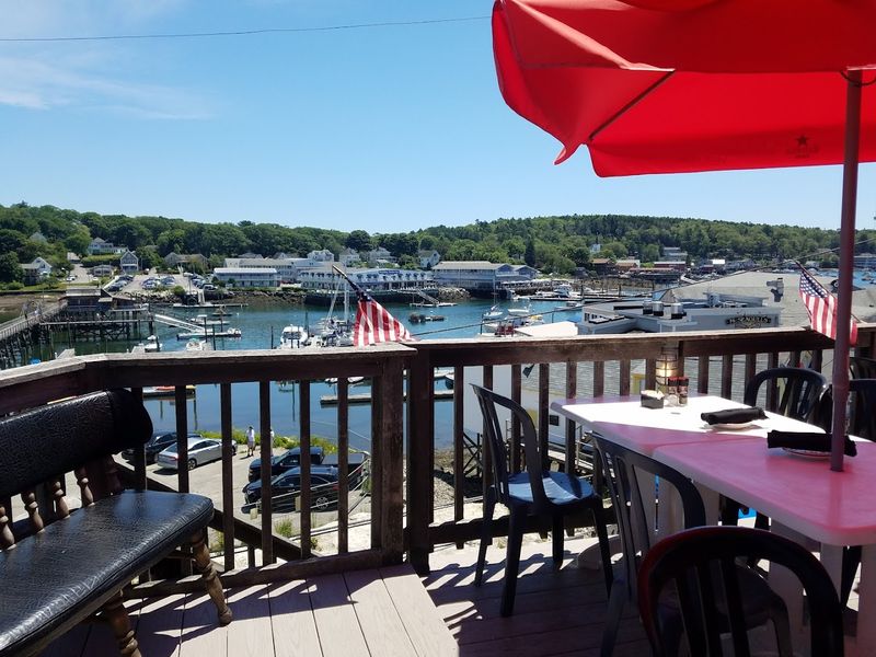 Dinner Comes With A Harbor Panorama