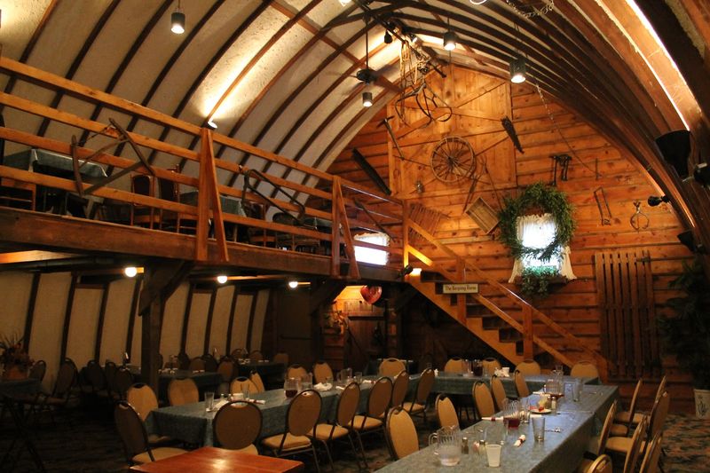Dinner Inside A 1930s Barn