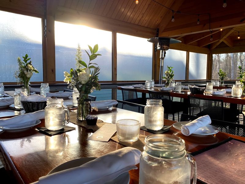 Dinner With A River View Dinner With A River View