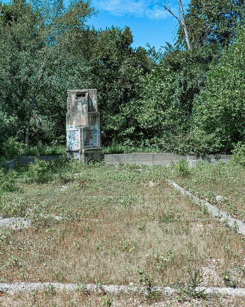 Eerie Atmosphere Of A Town Suspended In Time