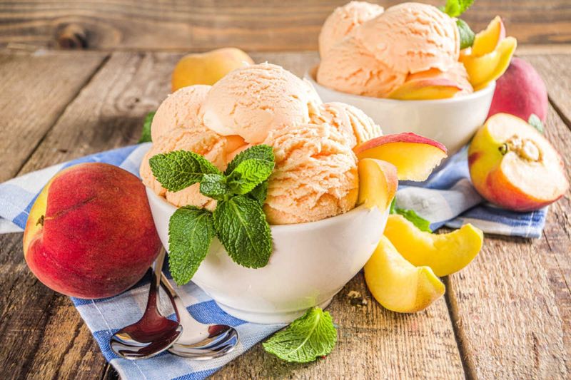 Peach Ice Cream: Summer in a Bowl
