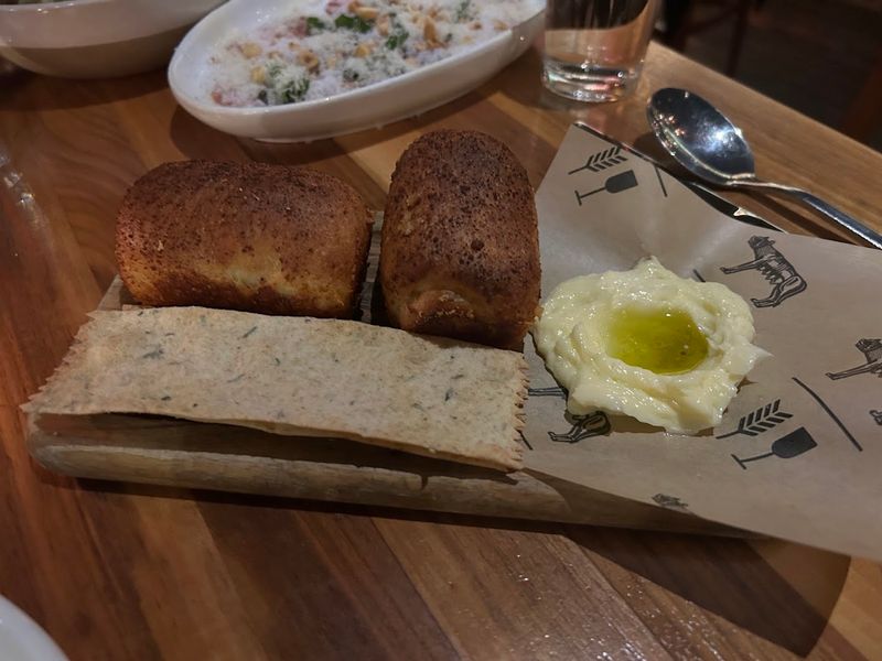 Do Not Skip The Focaccia And Vegetables