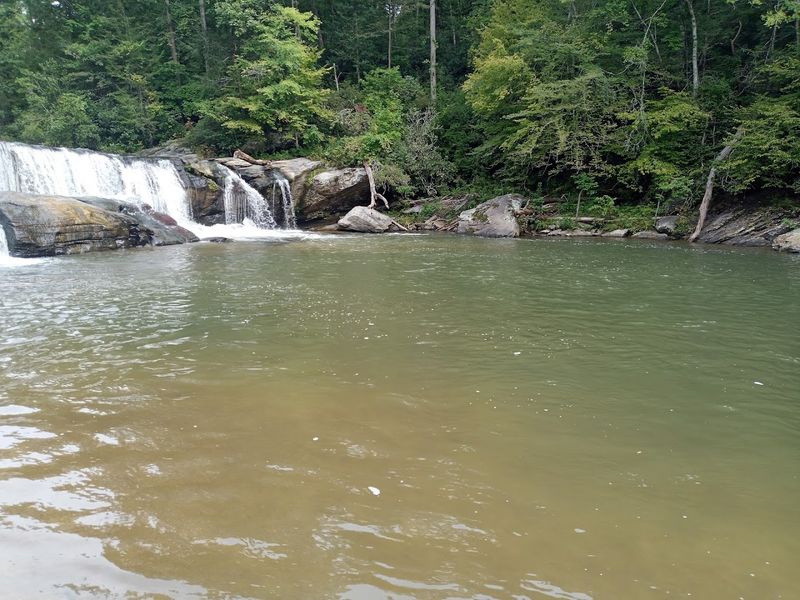 Camping Near The Falls And No Cell Service