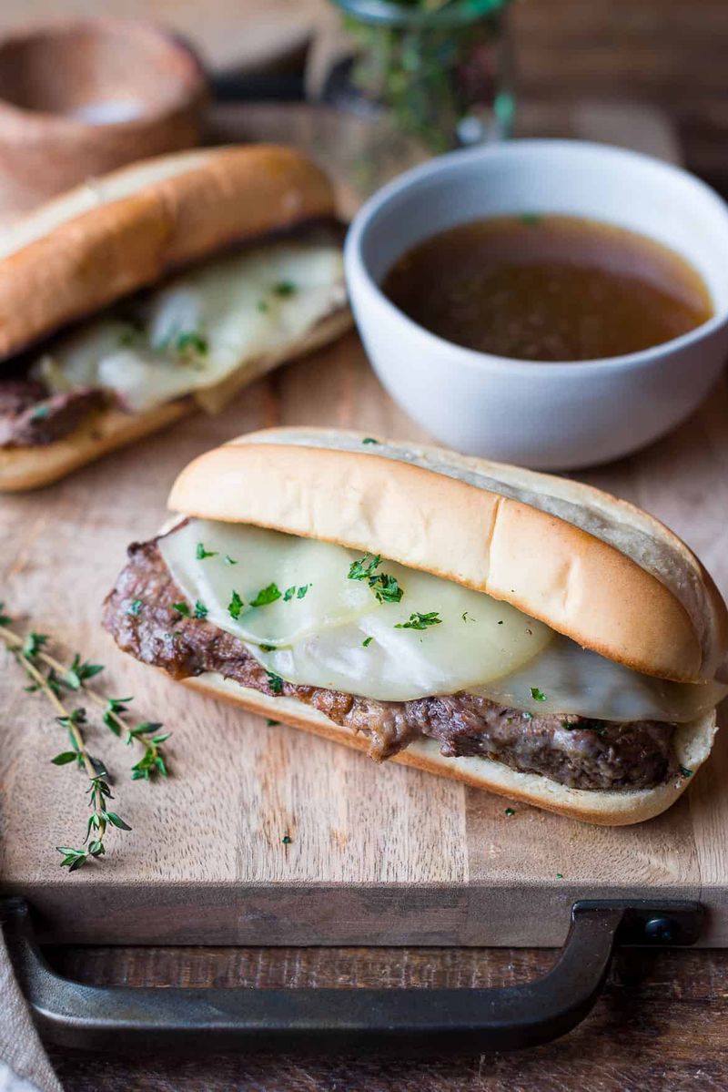Slow Cooker French Dip Sandwiches