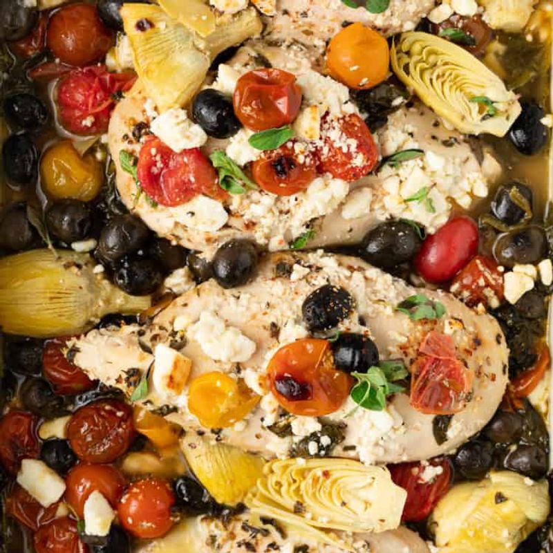Mediterranean Chicken Dump Dinner