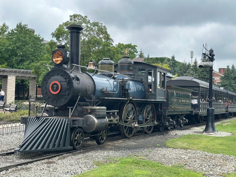 Greenfield Village Weiser Railroad During Holiday Nights