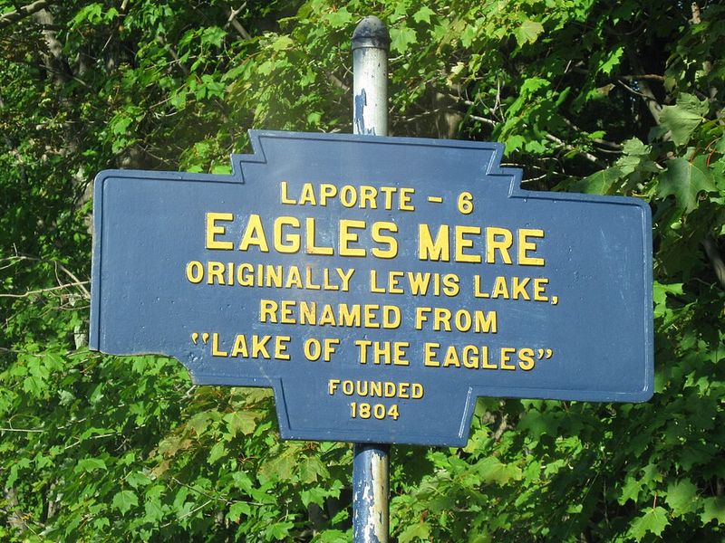 Eagles Mere Sits At Over 2,100 Feet Elevation