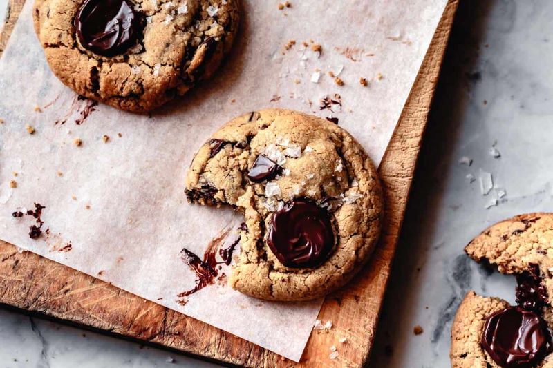 Tahini Chocolate Chunk Cookies