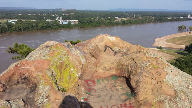 Prominent Sandstone Bluff Landmark