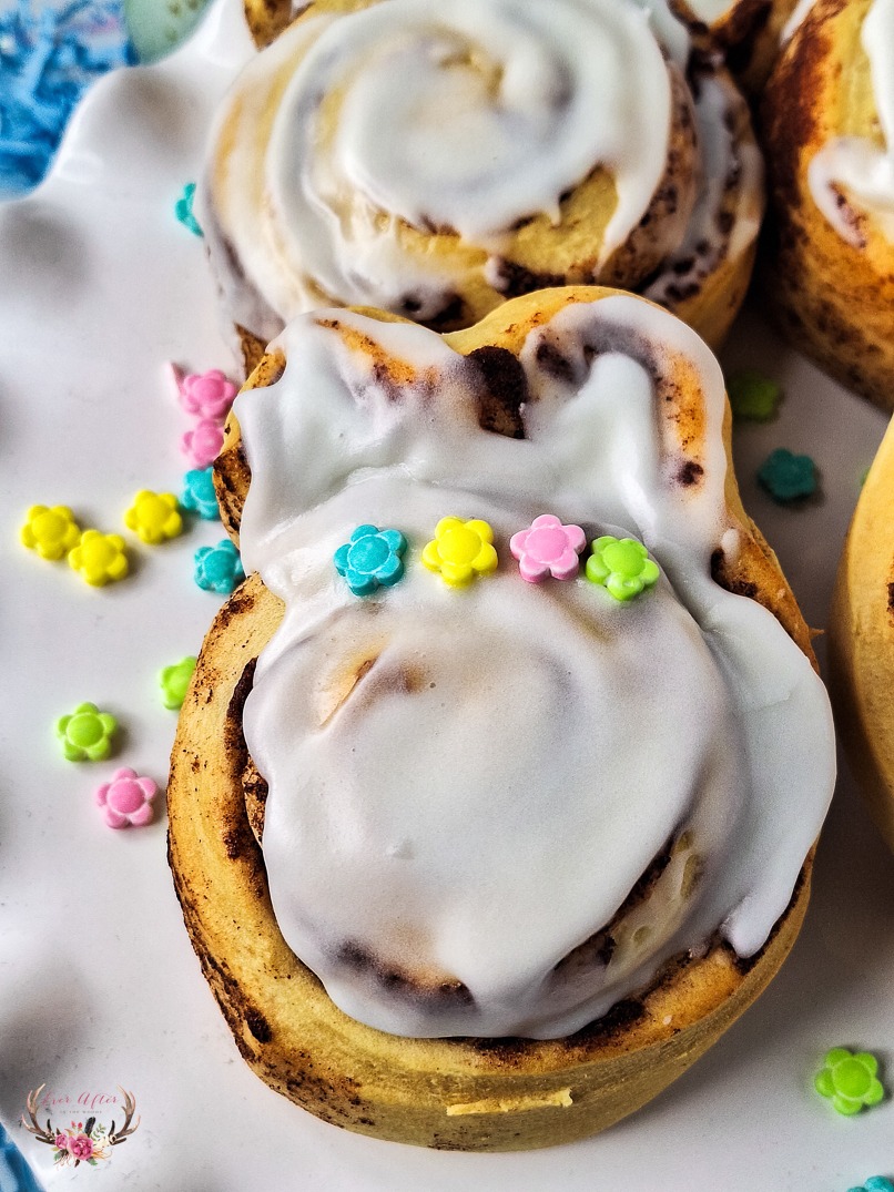 Easter Bunny Cinnamon Rolls Ever After in the Woods