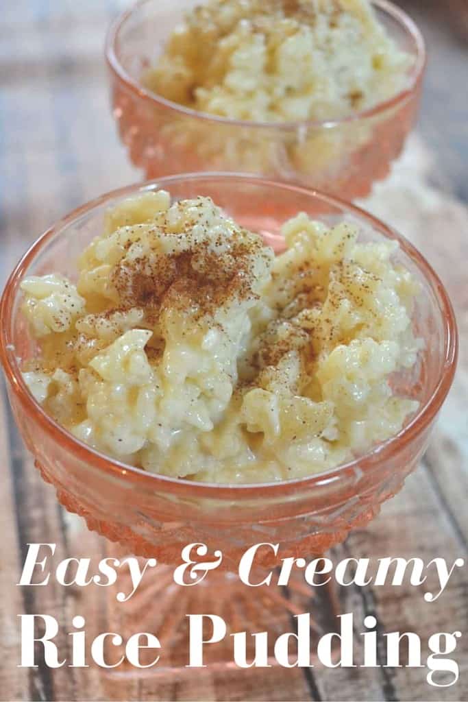 Easy Creamy Rice pudding recipe old fashioned rice pudding