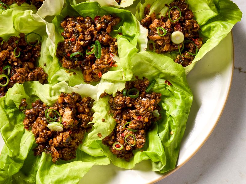 Asian Chicken Lettuce Cups