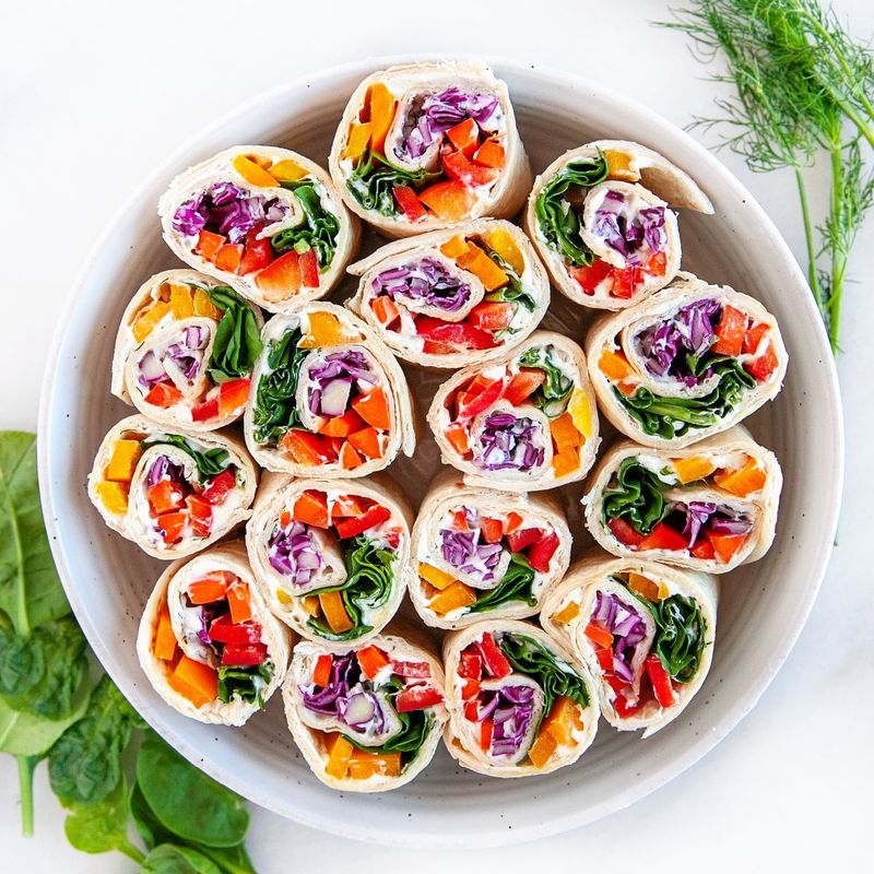 Veggie-Loaded Pinwheels