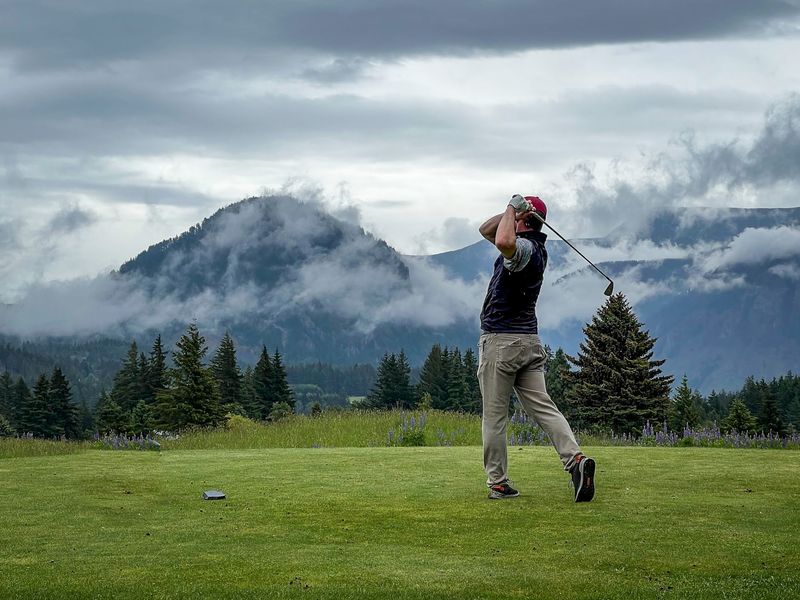 Eighteen Holes Of Mountain-View Golf