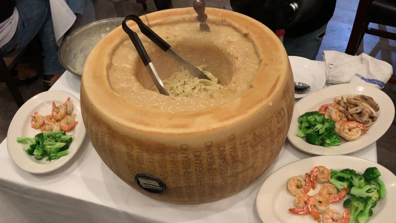 Cheese Wheel Cacio E Pepe