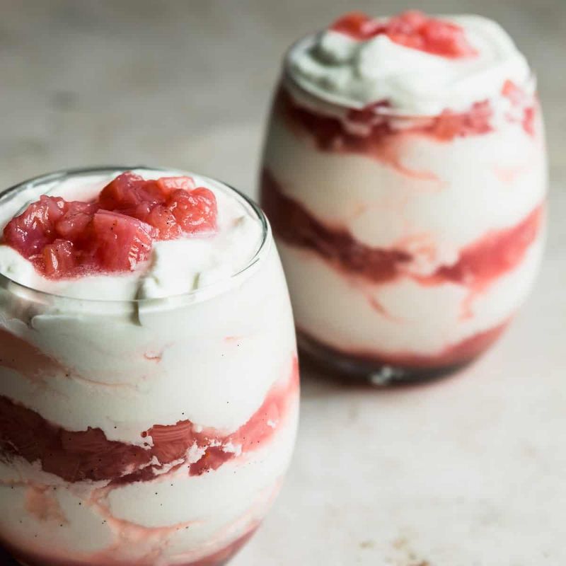 Whipped Rhubarb Fool