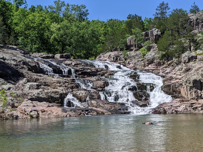 Rocky Falls, Near Eminence In Ozark National Scenic Riverways