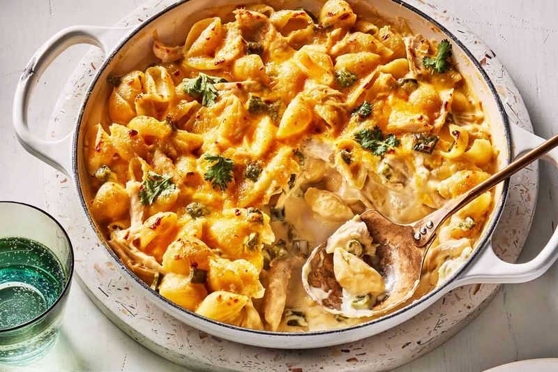 Hatch Green Chili Mac and Cheese