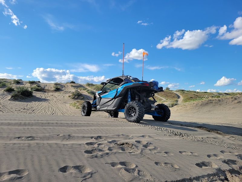 Engines, Flags, and Open Desert