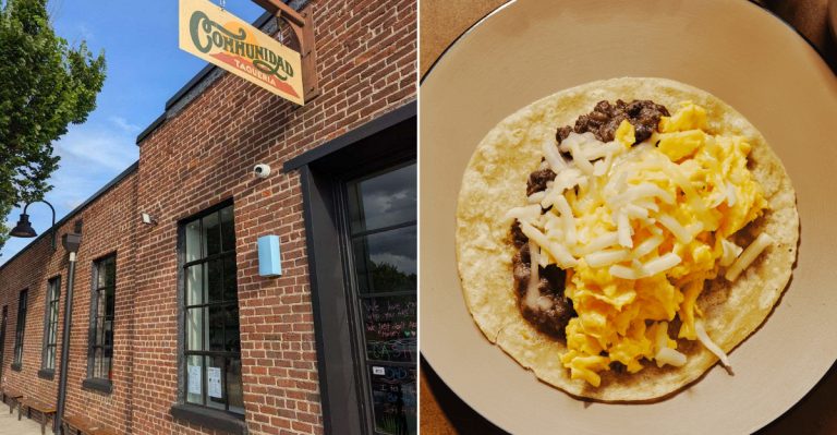 Every Morning, This Georgia Tortilla Shop Makes Fresh Corn For Its Breakfast Tacos