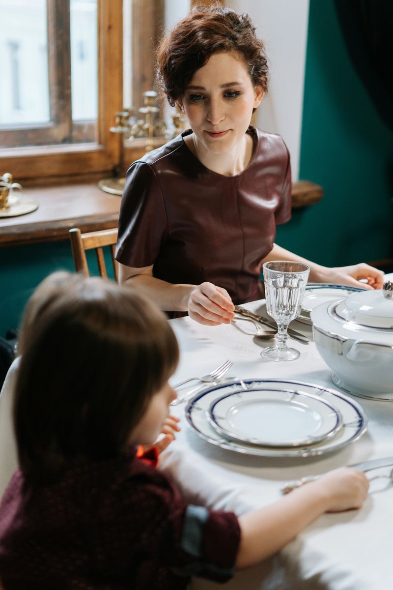 You Waited Until The Head Of The Household Began Eating