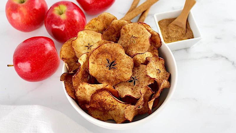 Cinnamon Sugar Apple Chips