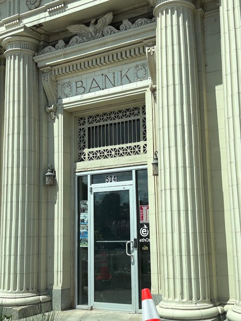 The Historic Bank Building That Houses The Cafe