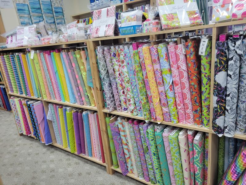 Fabric Arranged By Color Like A Rainbow Fabric Arranged By Color Like A Rainbow