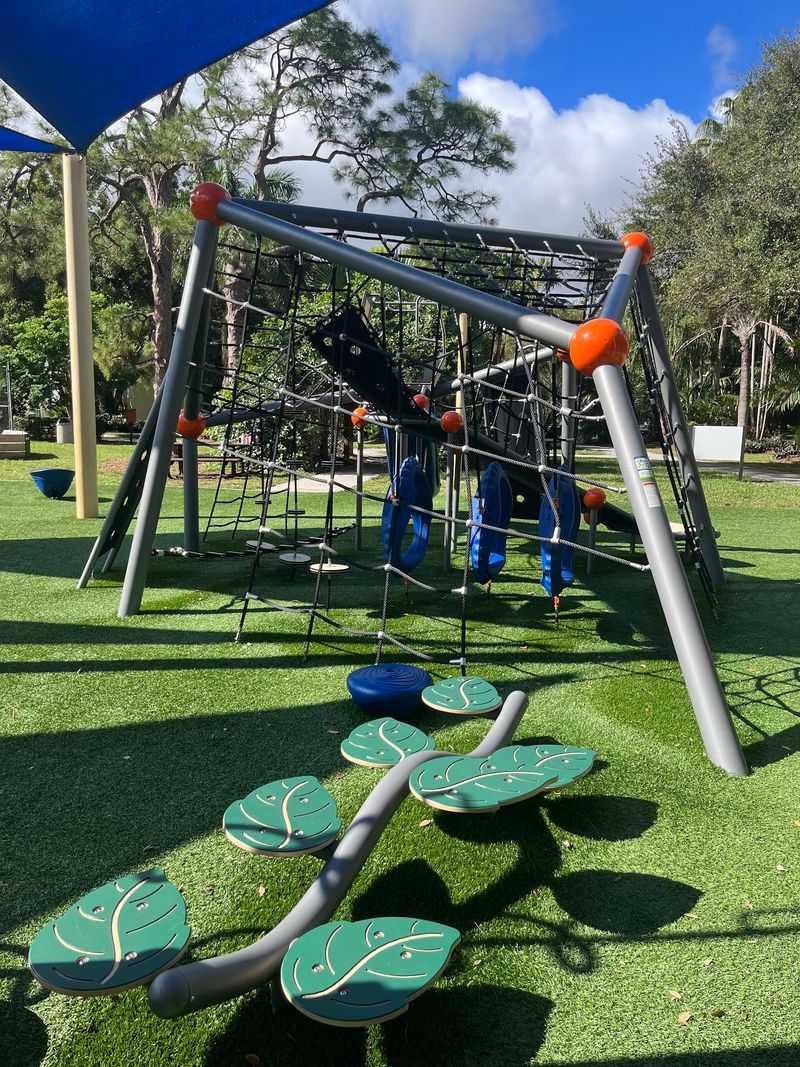Family Fun With Playground And Courts