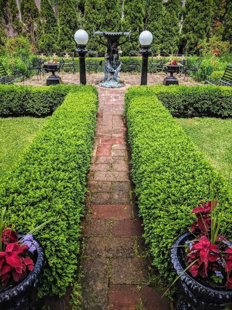 Formal Gardens With Heirloom Plants